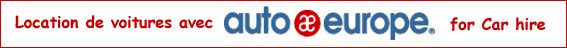 Locations de voiture avec Auto Europe